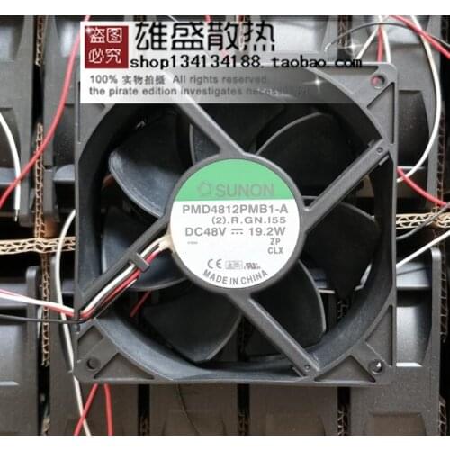 For Sunon 12038 Dc48v 19.2W PMD4812PMB1-A(2).R. Gn Inverter Fan