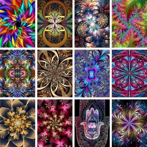 GATYZTORY 60x75cm Frame DIY Painting By Numbers Acrylic Colorful Flowers Hand Painted Oil Paint By Numbers For Home Decoration