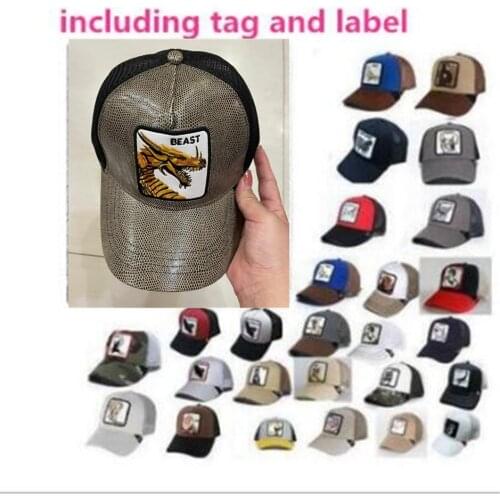 Goorin wolf New Baseball Cap Animal Embroidery Anime Cute Embroidery Summer Mesh Mens Ms. Outdoor Sunshade Truck Driver hats-m