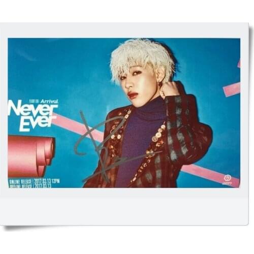 GOT7 GOT 7 BAMBAM autographed signed photo FLIGHT LOG:ARRIVAL 6 inches new korean freeshipping 03.2017