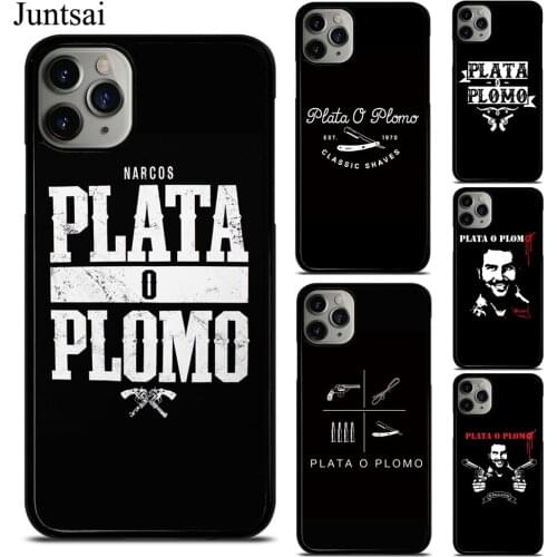 Plata O Plomo Narcos Pablo Escobar For iPhone 12 Pro Max mini Case For iPhone 11 Pro Max XS X XR 6S 7 8 Plus SE 2020