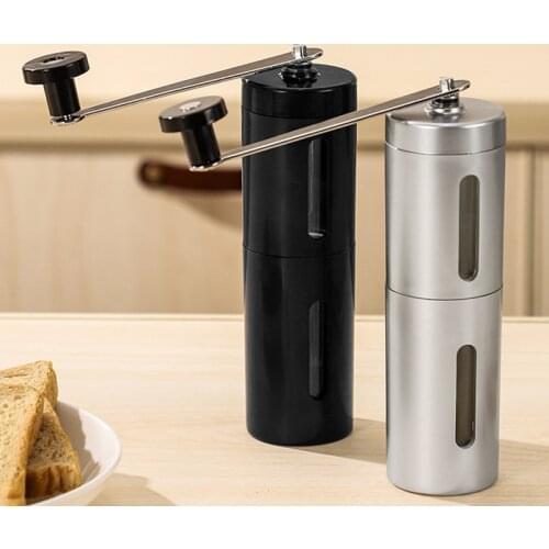 Mini Coffee Grinder Stainless Steel Hand Manual Handmade Coffee Bean Grinder Crocus Grinders Capsule