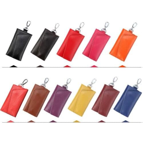 Multifunctional Faux Leather Car Key Case Cover Bag