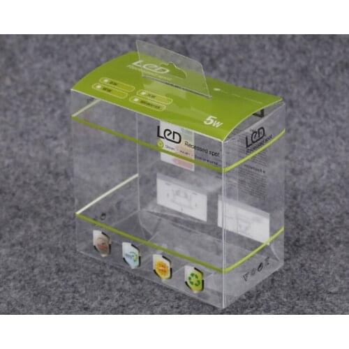 Custom small folding transparent clear pvc pet plastic gift packaging box,UV Unique Soft Crease Clear PET box ---PX20135