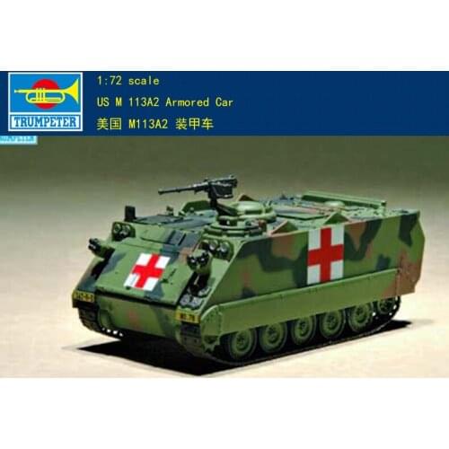 Trumpeter 07239 1/72Car US M113A2 Armored Tank Vehicle Plastic Model