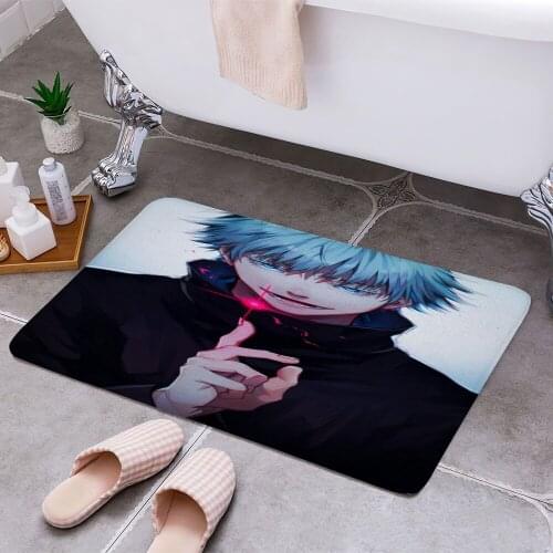 SATORU GOJO Anti-slip Doormat Vacuuming Water Absorbing Kitchen Bedroon Bath Floor Mats Home Entrance Home Decora