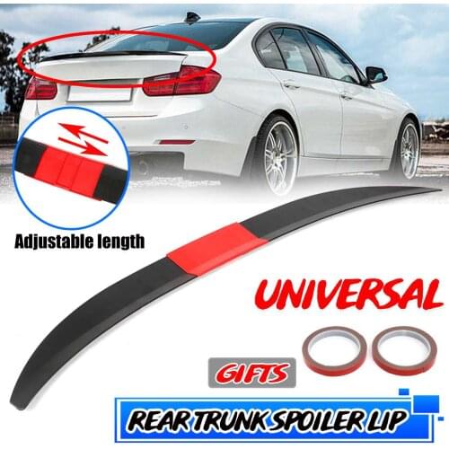 ABS Adjustable Universal Car Rear Trunk Spoiler Lip Spoiler Wing For Infiniti Q50 Q60 Q70 G25 G37 For LEXUS IS200T IS250 IS350