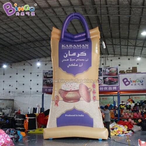 Advertising Inflatable, 6m High Giant Rice Bag/Inflatable Portable Bag Model for Product Exhibition