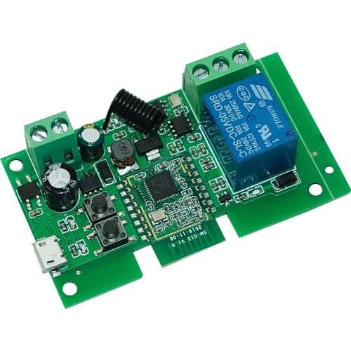 Zigbee 3.0 WIFI Relay Switch Module 1CH SmartThings Hubitat APP Remote Control Support Google Home Alexa eWelink Tuya RF 433