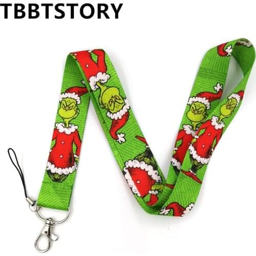Dr Seuss Grinches Christmas Phone Lanyard for Gym Keys ID Card Badge Holders Mobile Keychain Neck Straps Hang Rope Lanyards