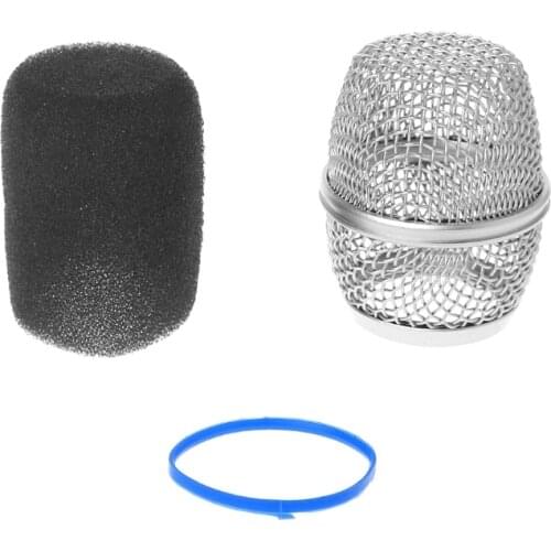 Replacement Ball Head Mesh Microphone Grille Fits for shure Beta57a/ Beta87a