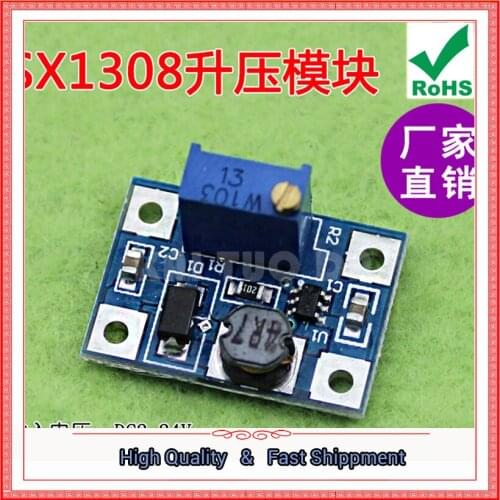 High Current 2A SX1308 DC-DC step up Adjustable Boost Module power supply Booster converter