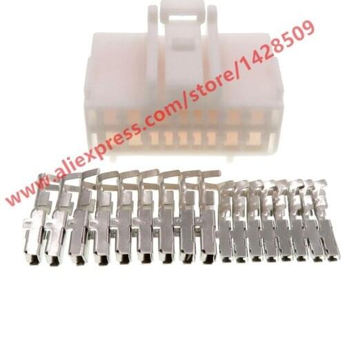 10 Sets 17 Pin Car Modification Socket Automotive Electrical Wire Connector With Terminals 6098-1998