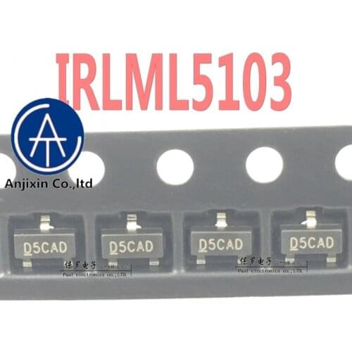 10pcs 100% orginal new MOS field effect tube IRLML5103TRPBF IRLML5103 SOT-23 real stock