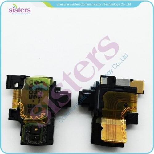 10Pcs Wholesale Ear Earphone Headphone Jack Audio Flex Cable Repair Parts For Sony Xperia Z2 D6503 D6502 L50W Free Shipping