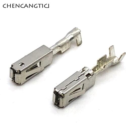 20 Pcs Automotive Wire Crimping Terminal Metal Splice 2.8MM Female Pins Contacts For Tyco Connector 1-968849-1