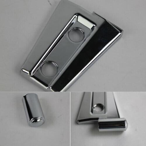 4pcs/set ABS Silver Hood Door Hinge Set Trim Covers Panel Decoration For Jeep Wrangler JK 2Doors 2007-2016 Car Styling Covers