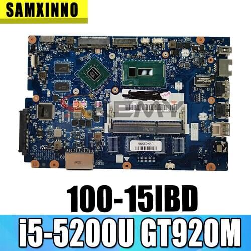 5B20K25400 For Lenovo 100-15IBD 100-15IBY B50-50 100-14IBD 100-14IBY CG410 CG510 NM-A681 Motherboard i5-5200U GT920M/1GB+2G RAM