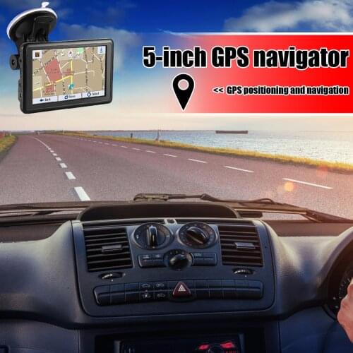 5 inch 4GB Car GPS Navigator for TFT Touch Screen HD GPS Device Maps Portable Automobile Auto FM Satellite GPS Navigation