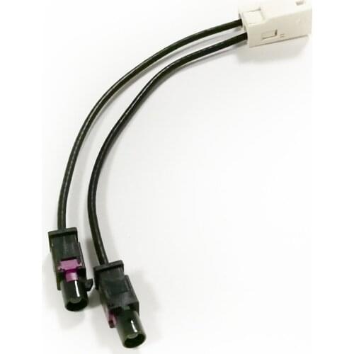 Biurlink RCD510 RNS510 2to2/1to2 Car Radio Antenna Transfer Cable Adapter For VW Passat Golf Tiguan Jetta