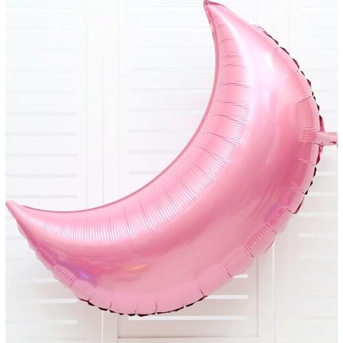 Large Moon Balloons Inflatable Toy Aluminum Foil Balloon Holiday Wedding Decoration Party Supplies