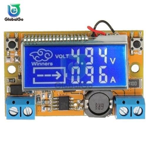 DC-DC 5-23V To 0-16.5V 3A Max Step Down Power Supply Buck Converter Board Adjustable LCD Step-down Voltage Regulator