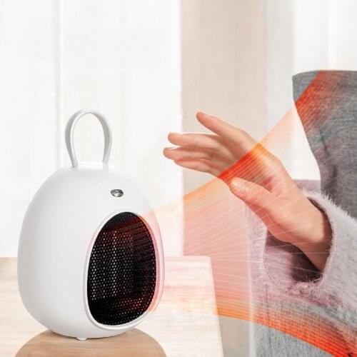 500W Low Consumption Electric Heater Personal Portable Mini Ptc Ceramic Air Heater Indoor Space Warmer 3S Quick Heating 220V