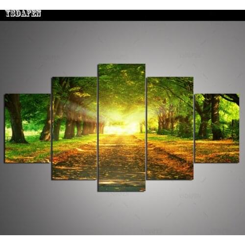 HD print olieverf Film modulaire foto Scenery poster kind room decor woondecoratie 5 stks canvas art z498