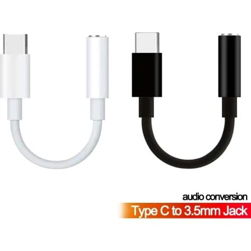 20pcs Type C Male to 3.5mm Jack Audio Female Adapter Cable Top Quality Audio Converter Cable