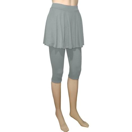 Leggings Sport Women Fitness Casual Skirt Leggings Tennis Pants Sports Fitness Cropped Culottes Athletic Pants Yoga Штаны