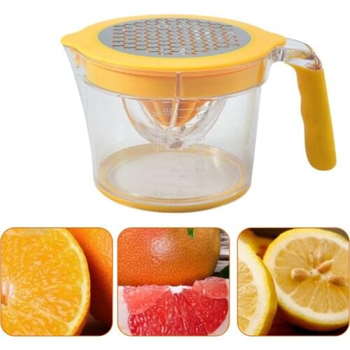4 In 1 Manual Juicer Multifunctional Lemon Squeezer Orange Citrus Juicer With -in Measuring Cup Vegetable Fruit Hand Juicer