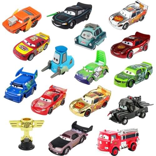 Disney Pixar Cars 2 3 Lightning McQueen Piston Cup Diecast Vehicle Hot Toys Model Birthday Gift for Boy