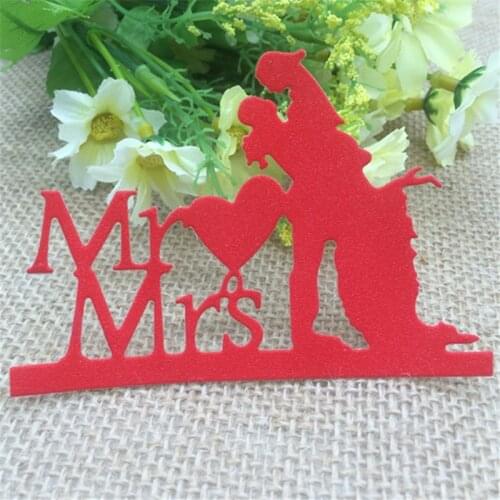 MR&MRS wedding Metal Cutting Dies Stencils Scrapbooking Photo Album Card Paper Embossing Craft DIY