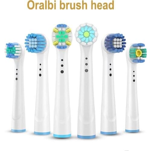 4pcs Electric Toothbrush Heads Replaceable Brush Heads For Oral B Electric Advance Pro Health Triumph 3D Excel Vitality