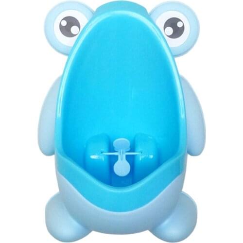 Baby Boy Urinal Infant Toddler Cartoon Frog Wall-Mounted Hook Potty Toilet Training Stand Vertical Boys Pee Toilet