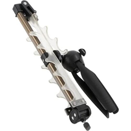 Ice Fishing Pole Support Holder Stainless Tripod Supplies Luminous Bracket for Winter Rod Angling Fish