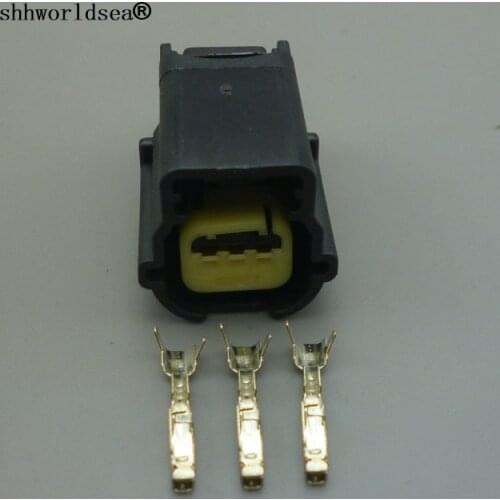 Shhworldsea 3 pin 0.6mm auto electric plastic housing plug waterproof plug connector 31403-3700