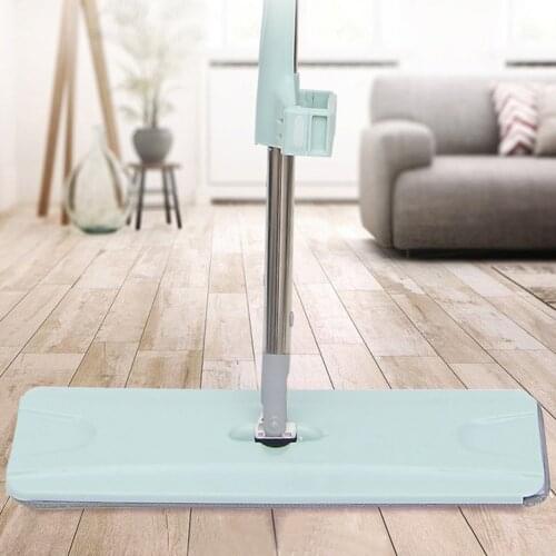 360 Rotating Magic Mop Free Hand Washing Flat Mop with Pads Detachable With Squeezing Floor Cleaner Mop Household Cleaning Tool