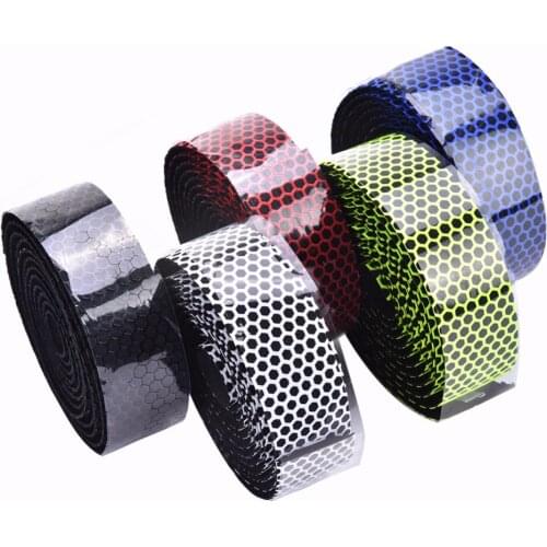 5 Color Road Bike Silicone Handlebar Tape Three-Dimensional Anti-Slip Hive Comb Belt Breathable Ultralight Bike Bar Tape