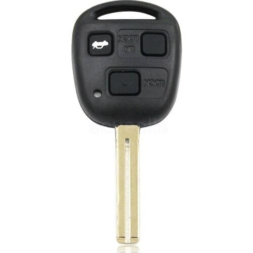 New Replacement Remote Key Shell Case Fob Smart Car Key Housing For RX350 ES300 ES330 GS400 GS430 GS470 LS400 + Rubber Pad
