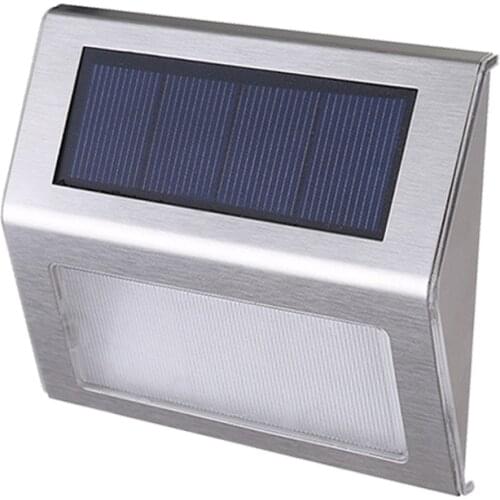 Solar garden step light home garden layout waterproof lighting stair light outdoor wall light