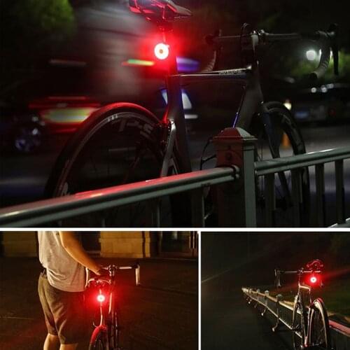 Bicycle Tail Light USB Rechargeable Bike Rear Light Mini Flash Taillight Safety Warning Lights Cycling MTB Back Lamp