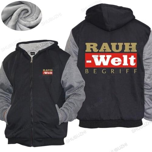 Winter mens warm coat Men hoodies Copy of Minty Mint RWB Rauh Welt Begriff Logo hoodies unisex thick hoody teenagers cool tops