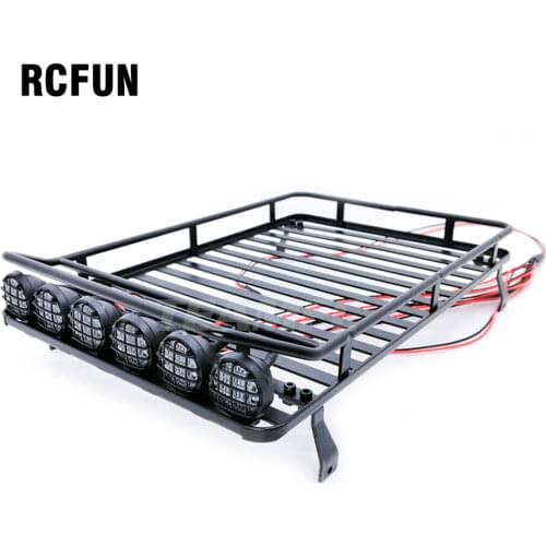 RC Crawler Accessory Luggage Roof Rack Net Climbing Car Model Parts for D90 for Axial SCX10 RC Cars Accessories Xmas Gifts S317