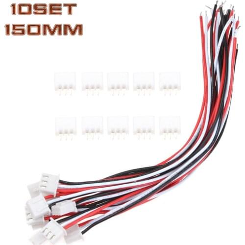 150mm 10 Set Micro XH 2.54mm 2-Pin Male&Female Connector Plug With AWG 24 Cable Connectors Terminals Butt Connector