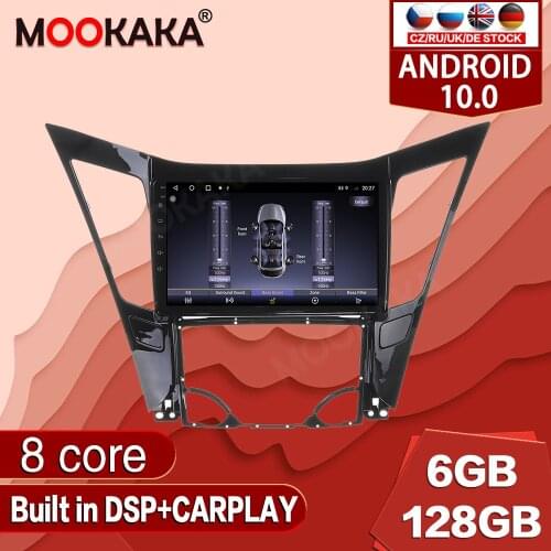 Android 10.0 128G For Hyundai Sonata 2011-2013 Car Multimedia Player Radio GPS Navigation Auto Stereo Recorder Unit Audio