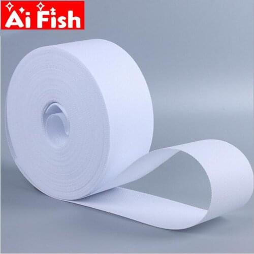 White Punching Pull Pleated Tape Woven Fabric Anti-UV / Anti-aging With Perforated Ring Hook Belt Curtain Accessories CP101-40