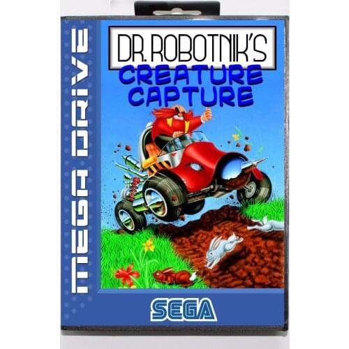 Dr Robotniks Creature Capture 16 bit MD Game Card With Retail Box For Sega Megadrive/Genesis