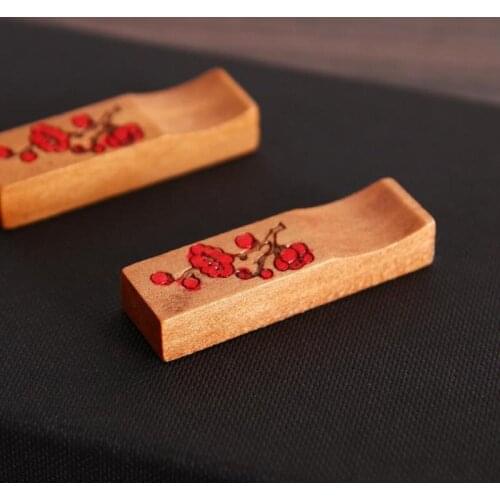 300pcs Cooking Utensils Wooden Chopsticks Holder Creative Shape Chopsticks Holder Rack Frame Art Craft Kitchen Tools NO173