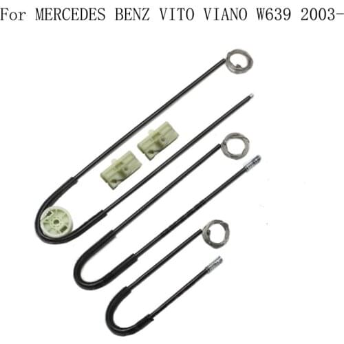 For MERCEDES BENZ VITO VIANO W639 2003- Power Electric Car Window Regulator Window Lifter Repair Kit Set Front Left